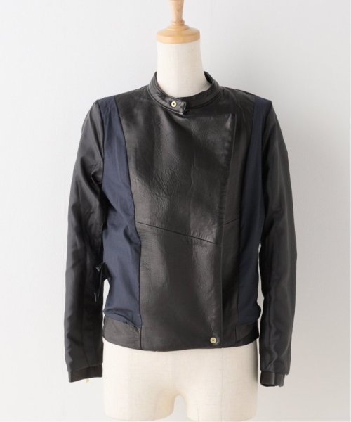《追加》ソフトラムレザーライダースブルゾン8 製品洗い 年齢30代/身長 S/着用サイズ
