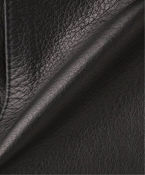 《追加》ソフトラムレザーライダースブルゾン8 製品洗い 年齢30代/身長 S/着用サイズ