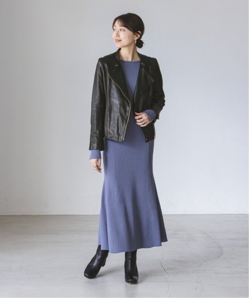 《追加》ソフトラムレザーライダースブルゾン8 製品洗い 年齢30代/身長 S/着用サイズ