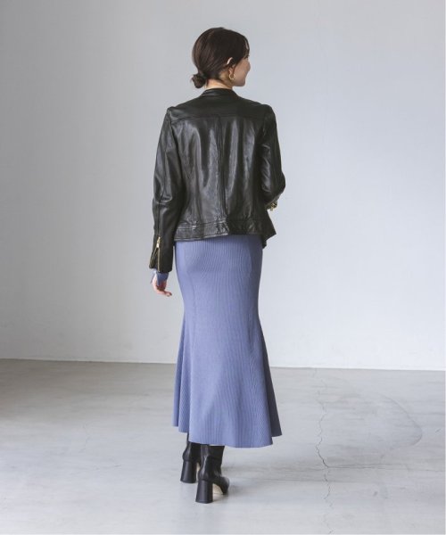 《追加》ソフトラムレザーライダースブルゾン8 製品洗い 年齢30代/身長 S/着用サイズ