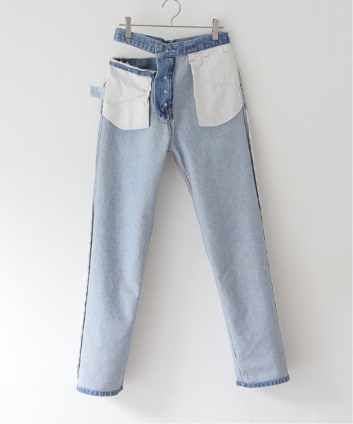 JOINT WORKS(ジョイントワークス)/【eenie / イーニー】Asymmetrical Belt Straight Denim/img17