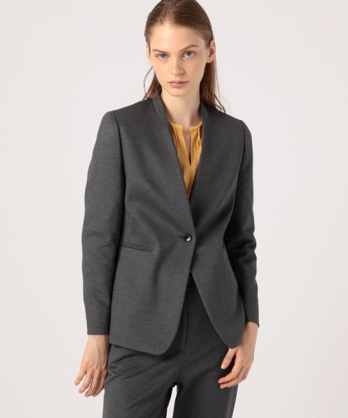 カルゼサーキュラー ノーカラージャケット 