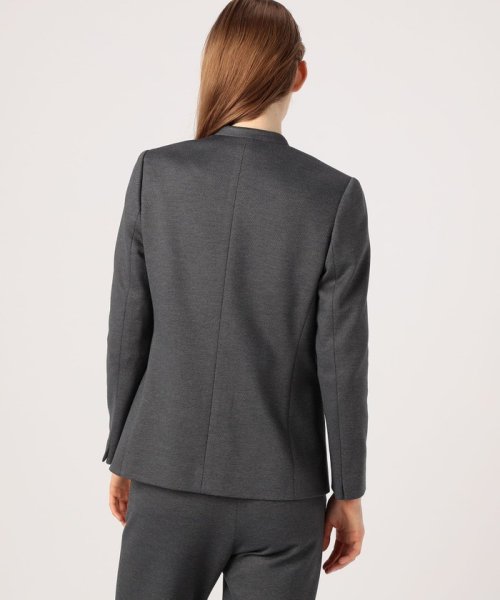 カルゼサーキュラー ノーカラージャケット 