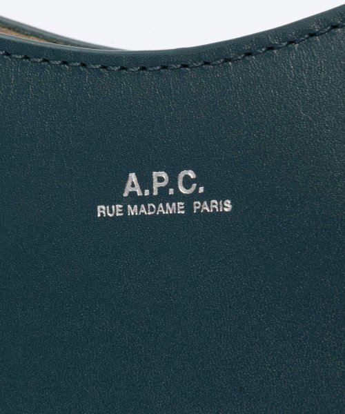 APC アーペーセー A.P.C. PXBMW H63043 ショルダーバッグ メンズ バック 肩掛け レザー ネックポーチ プレゼント バック 5cm