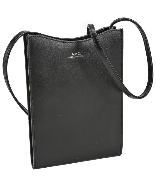 APC アーペーセー A.P.C. PXBMW H63043 ショルダーバッグ メンズ バック 肩掛け レザー ネックポーチ プレゼント バック 5cm