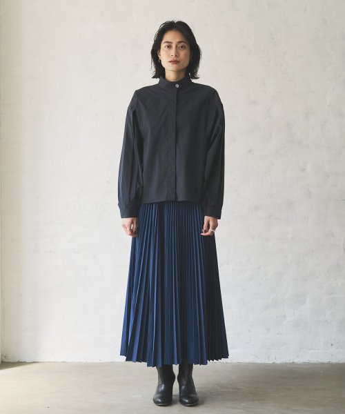 【Audrey and John Wad】プリーツロングフレアスカート H164 B79 W58 H82 Audrey and John