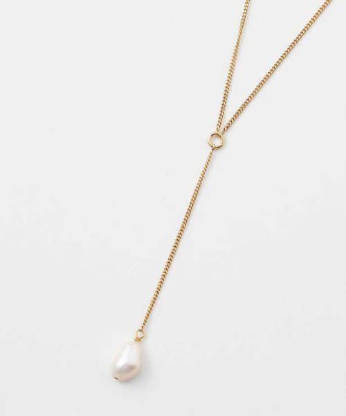 collex(collex)/【MERAKI】Gold Pearl Drop Necklace/img04