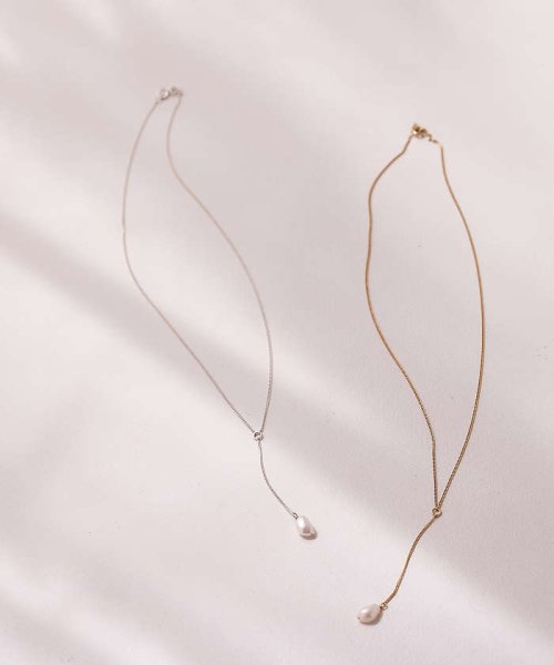 collex(collex)/【MERAKI】Gold Pearl Drop Necklace/img07