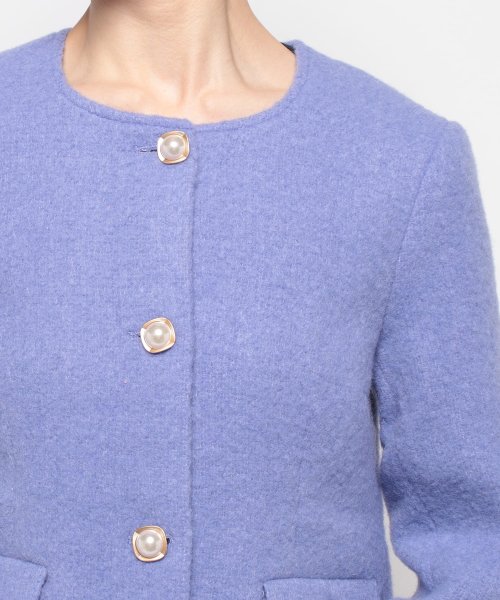 ノーカラージャケット 