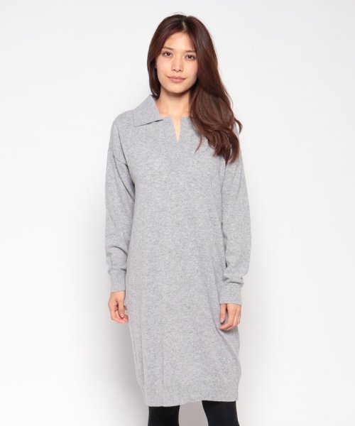 BENETTON (women)(ベネトン（レディース）)/スキッパーポロウールニットワンピース/img11