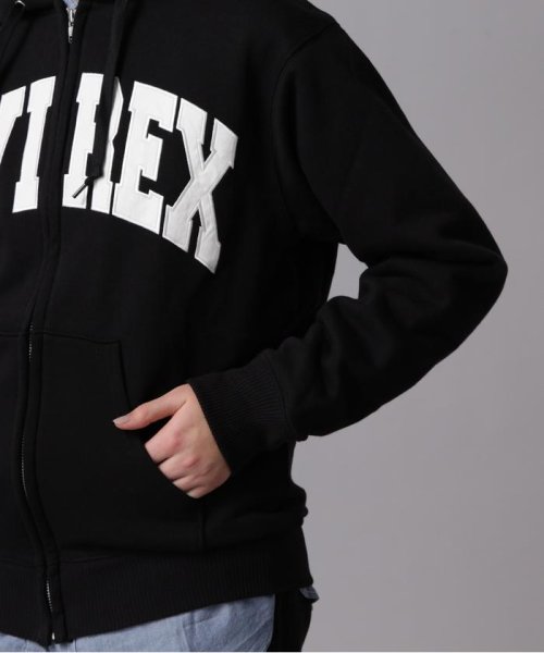 AVIREX(AVIREX)/《DAILY/デイリー》ZIP UP SWEAT PARKA LOGO / ジップアップ スウェット パーカー ロゴ / AVIREX / /img09