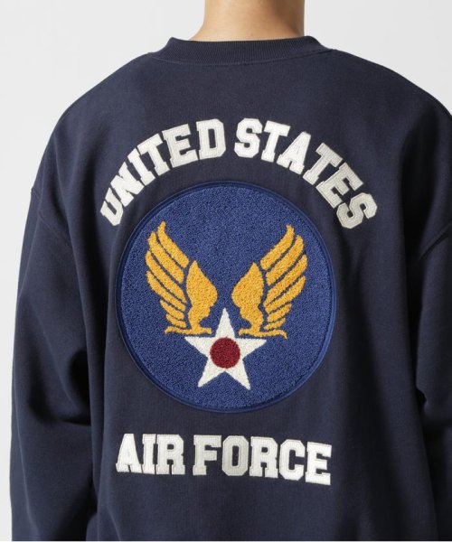 AVIREX(AVIREX)/《WEB&DEPOT限定》SAGARA AIRFORCE CREWNECK SWEAT / サガラ エアフォース クルーネック スウェット/img10