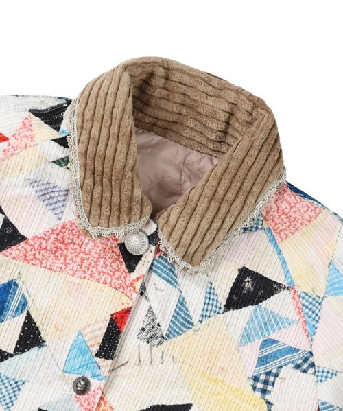 アンティークプリント キルティング ジャケット T1535653142 (11880円)