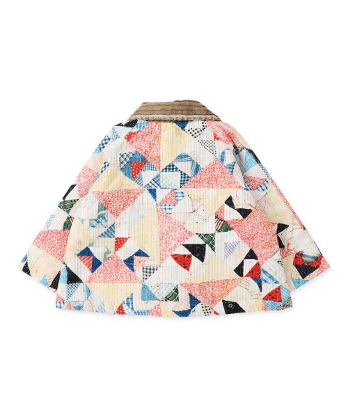 アンティークプリント キルティング ジャケット GO TO FLOWER