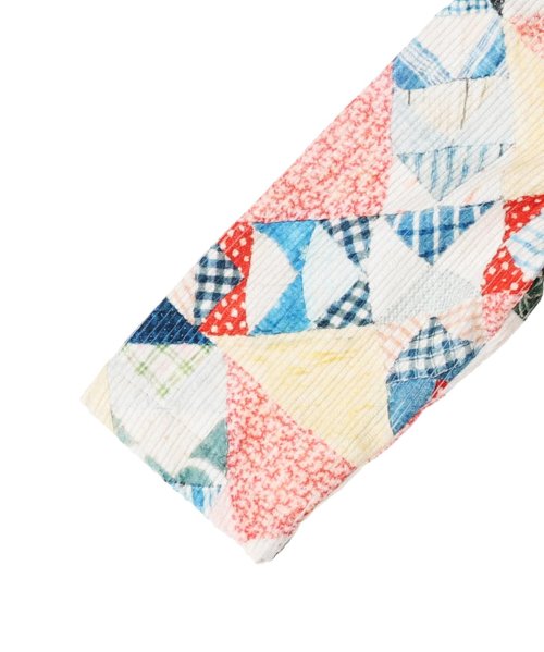 アンティークプリント キルティング ジャケット GO TO FLOWER