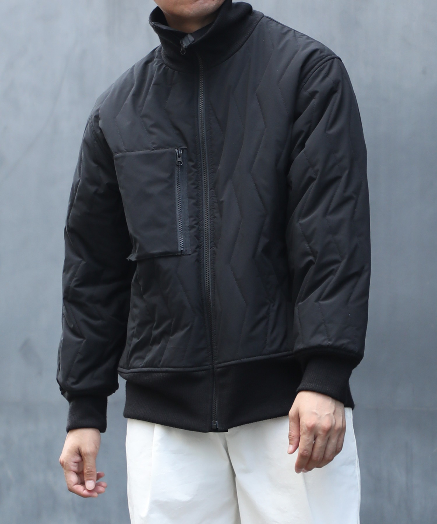 men'sFUDGE掲載商品▼【SETUP7】German Military/Quilted Liner Jacket キルティングジャケット アウター