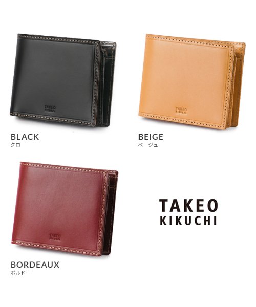 TAKEO KIKUCHI(タケオキクチ)/タケオキクチ 財布 二つ折り財布 メンズ ブランド レザー 本革 TAKEO KIKUCHI 786605/img03