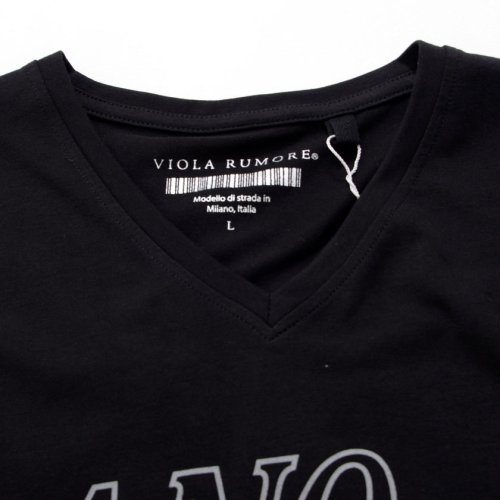 VIOLA(ヴィオラ)/VIOLA プリント入り切替Ｖネック長袖Tシャツ/img08