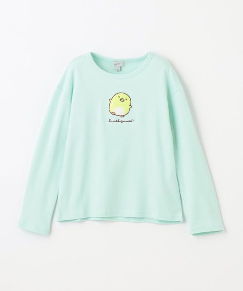 anyFAM（KIDS）(エニファム（キッズ）)/【すみっコぐらし】サガラ刺繍 長袖 Tシャツ/img20