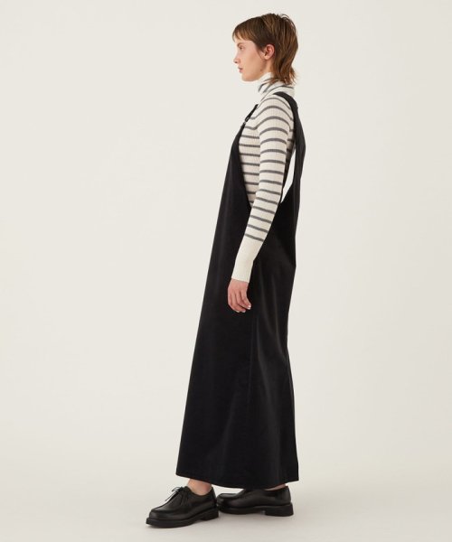 ストレッチコーデュロイ ジャンパースカート 