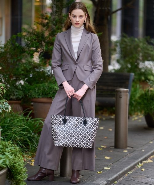 【セットアップ可】ウールブレンドストレッチショートジャケット 