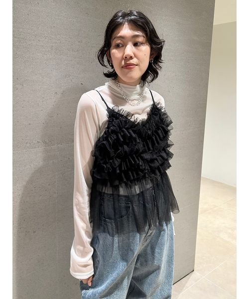 emmi atelier】チュールトップス(505438903)｜阪急百貨店公式通販 