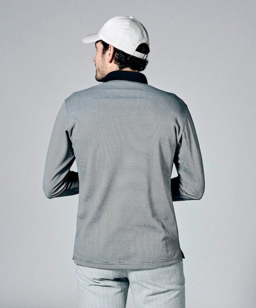 吸汗速乾バーズアイドット鹿の子長袖ポロシャツ【アウトレット】 GMS1336319579 (10296円)