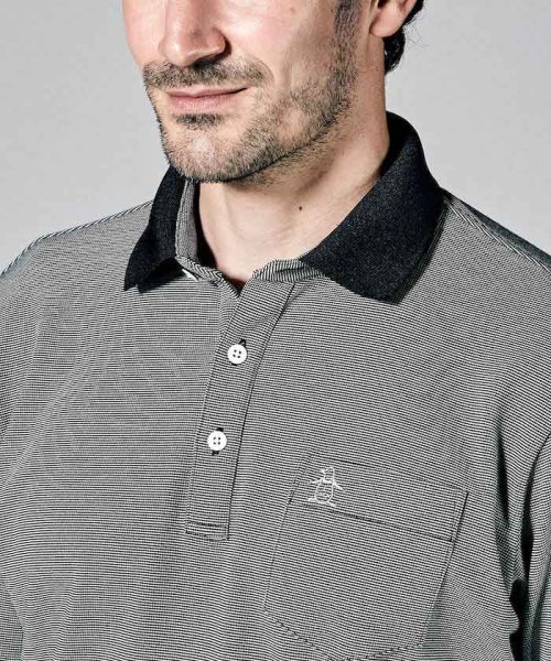 吸汗速乾バーズアイドット鹿の子長袖ポロシャツ【アウトレット】 GMS1336319579 (10296円)