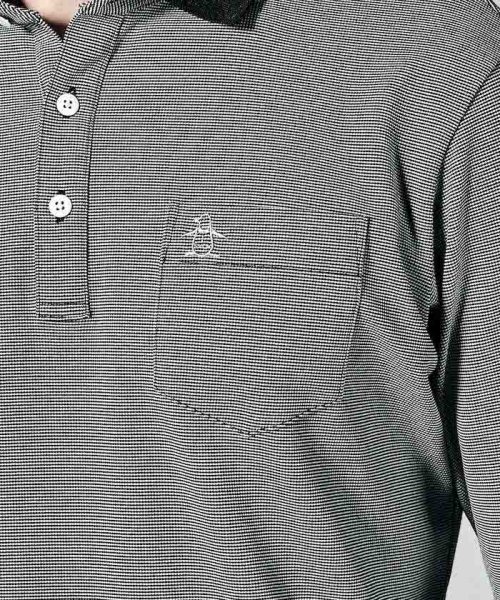 吸汗速乾バーズアイドット鹿の子長袖ポロシャツ【アウトレット】 GMS1336319579 (10296円)