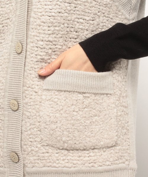 Vネックニットベスト 