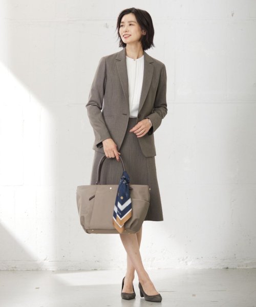 【洗える】T/Rアルガンシルク テーラード ジャケット 大きいサイズ 小さいサイズ