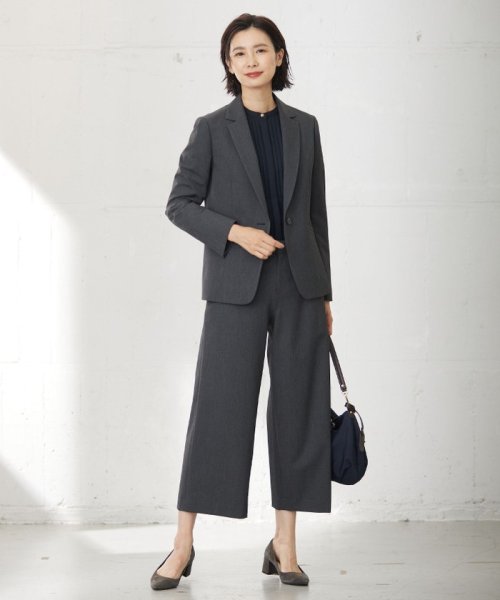 【洗える】T/Rアルガンシルク テーラード ジャケット 大きいサイズ 小さいサイズ