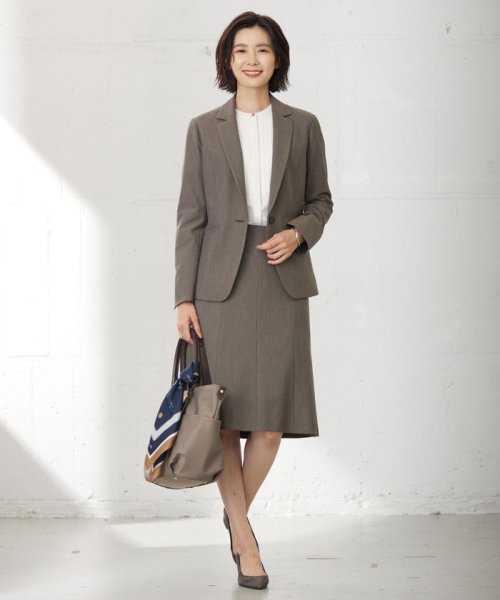 【洗える】T/Rアルガンシルク テーラード ジャケット 大きいサイズ 小さいサイズ