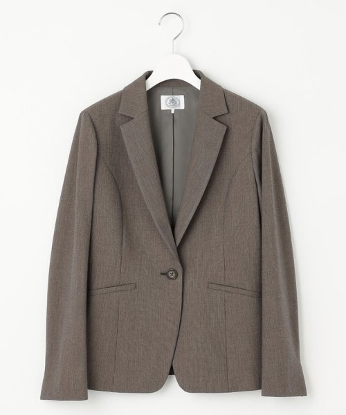 【洗える】T/Rアルガンシルク テーラード ジャケット 大きいサイズ 小さいサイズ