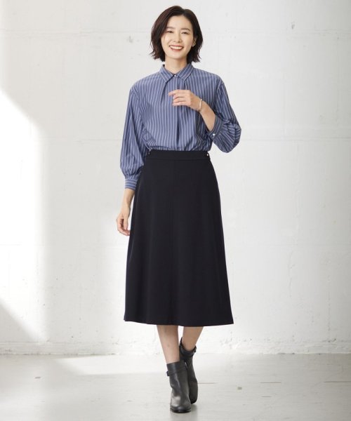 J.PRESS LADIES（LARGE SIZE）(J．プレス　レディス（大きいサイズ）)/【洗える】セルロースリバー スカート/img10