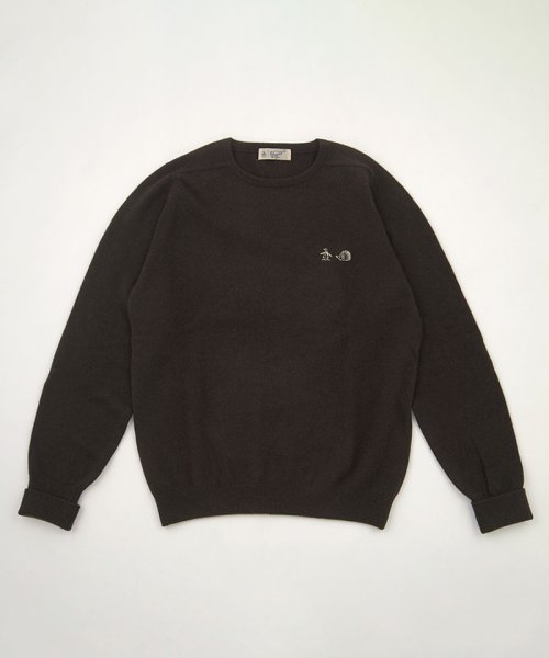 Penguin by Munsingwear(ペンギン　バイ　マンシングウェア)/【Penguin by CLUBHAUS】LAMS WOOL SADDLE SHOULDER CREW SWEATER/img03