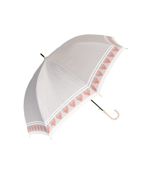 LANVIN en Bleu(ランバン オン ブルー)/ランバン オン ブルー LANVIN en Bleu 傘 長傘 雨傘 ジャンプ傘 レディース 60cm 軽量 UMBRELLA ブラック ライトグレー ネイビー/img07