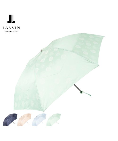 LANVIN COLLECTION(ランバン コレクション)/ランバン コレクション LANVIN COLLECTION 雨傘 折りたたみ ミニ レディース 60cm 軽量 FOLDING UMBRELLA ネイビー ベー/img01