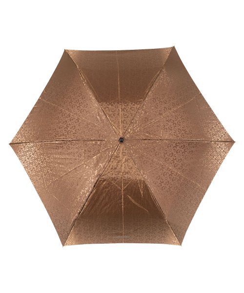 mila schon(ミラ・ショーン)/ミラショーン mila schon 傘 折り畳み 雨傘 メンズ 60cm 軽量 ジャガード FOLDING UMBRELLA ブラック ブラウン ダーク グリー/img04