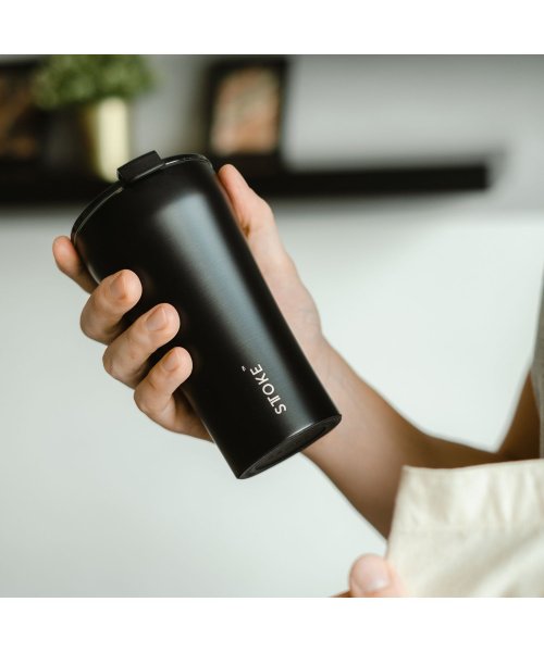 STTOKE(ストーク)/ストーク STTOKE タンブラー ステンレスボトル リユーザブルカップ 355ml Lサイズ 保温 保冷 蓋付き REUSABLE CUP 12OZ ブラック/img13