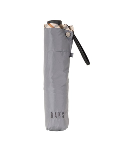 DAKS(ダックス)/ダックス DAKS 雨傘 折りたたみ ミニ メンズ 60cm 日本製 軽量 グラスファイバー FOLDING UMBRELLA グレー 0416－05/img02