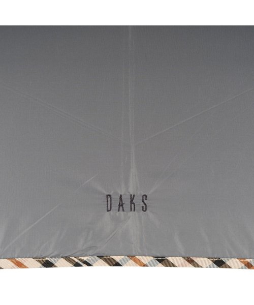DAKS(ダックス)/ダックス DAKS 雨傘 折りたたみ ミニ メンズ 60cm 日本製 軽量 グラスファイバー FOLDING UMBRELLA グレー 0416－05/img08