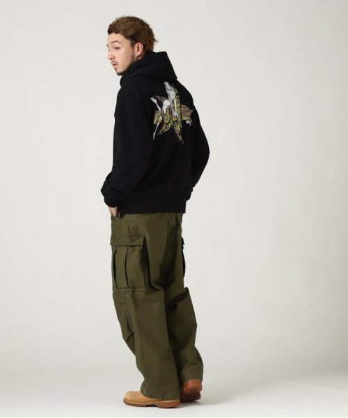 AVIREX(AVIREX)/《WEB限定》CAMOUFLAGE STAR &PINUP GIRL PULL OVER PARKA/img03