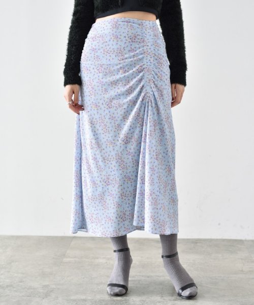 DRESSTERIOR(ドレステリア)/CODE A | flower print skirt/img01