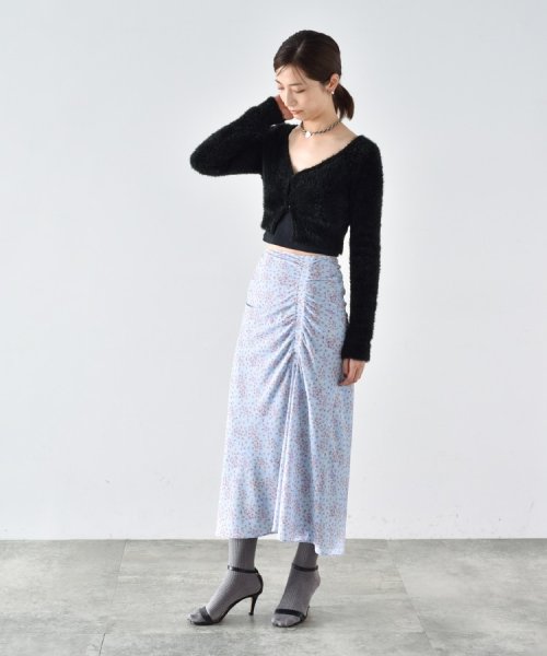 DRESSTERIOR(ドレステリア)/CODE A | flower print skirt/img03