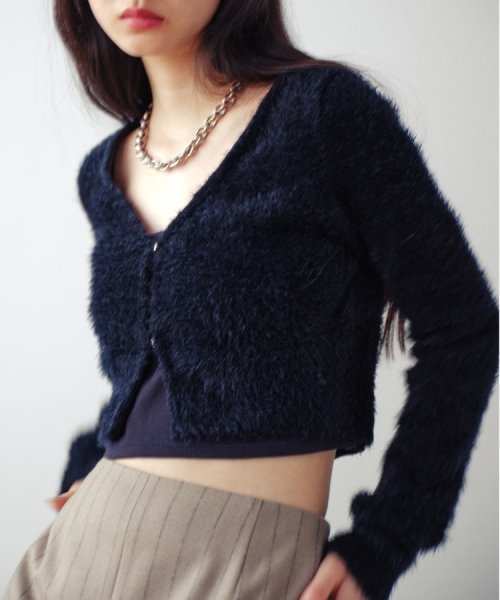 DRESSTERIOR(ドレステリア)/CODE A ｜ shaggy cropped cardigan/img06