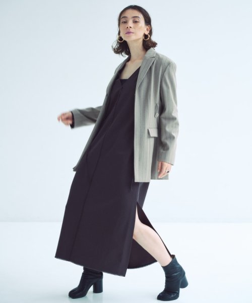 DRESSTERIOR(ドレステリア)/CODE A ｜ belted oversized jacket/img01