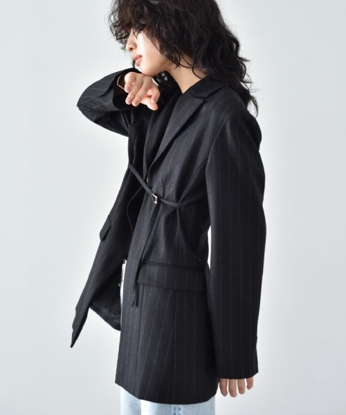 DRESSTERIOR(ドレステリア)/CODE A ｜ belted oversized jacket/img08