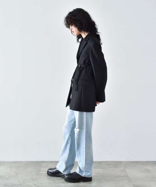 DRESSTERIOR(ドレステリア)/CODE A ｜ belted oversized jacket/img12