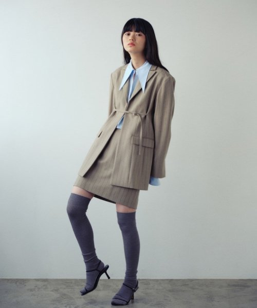 DRESSTERIOR(ドレステリア)/CODE A ｜ belted oversized jacket/img14